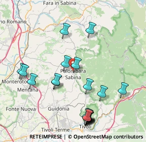 Mappa Viale Rieti, 00018 Palombara Sabina RM, Italia (9.6085)