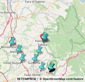 Mappa Viale Rieti, 00018 Palombara Sabina RM, Italia (10.0675)