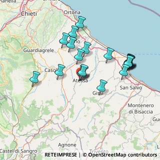 Mappa Via Vi Novembre, 66041 Atessa CH, Italia (14.67)