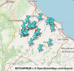 Mappa Via Vi Novembre, 66041 Atessa CH, Italia (11.118)