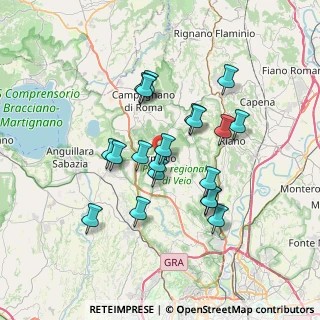 Mappa Valle Fiorenza, 00060 Formello RM, Italia (6.487)
