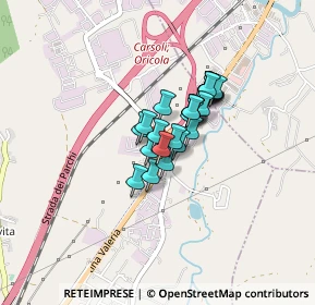 Mappa Via Tiburtina SS5 km 68, 67063 Oricola AQ, Italia (0.25)