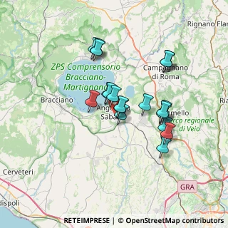 Mappa Via Guglielmo Marconi, 00061 Anguillara Sabazia RM, Italia (6.3015)
