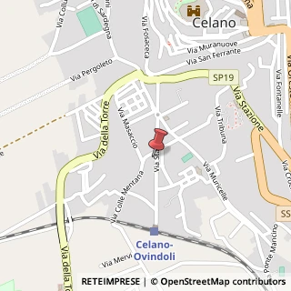 Mappa Via Stazione, 218, 67043 Celano, L'Aquila (Abruzzo)