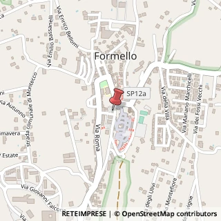 Mappa Via Regina Margherita, 7, 00060 Formello, Roma (Lazio)