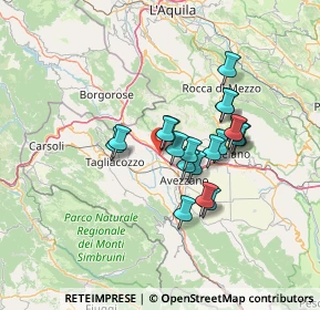 Mappa Nucleo Industriale, 67062 Magliano de' Marsi AQ, Italia (10.9905)