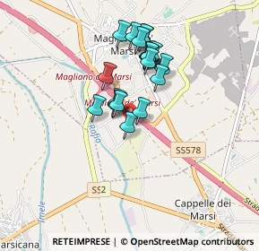 Mappa Nucleo Industriale, 67062 Magliano de' Marsi AQ, Italia (0.761)