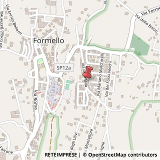 Mappa Vicolo San Rocco, 1, 00060 Formello, Roma (Lazio)