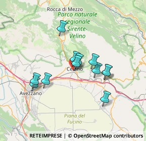 Mappa Via Masaccio, 67043 Celano AQ, Italia (6.04167)