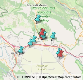 Mappa Via Masaccio, 67043 Celano AQ, Italia (5.00833)
