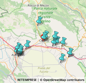 Mappa Via Masaccio, 67043 Celano AQ, Italia (8.3515)