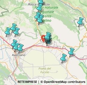 Mappa 67043 Celano AQ, Italia (8.6995)