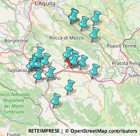 Mappa 67043 Celano AQ, Italia (14.1305)