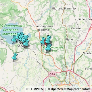 Mappa Via Pio La Torre, 00060 Formello RM, Italia (7.6185)