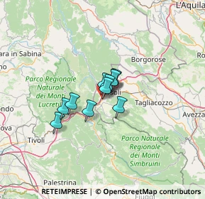 Mappa Via Maiella, 67061 Oricola AQ, Italia (6.86455)