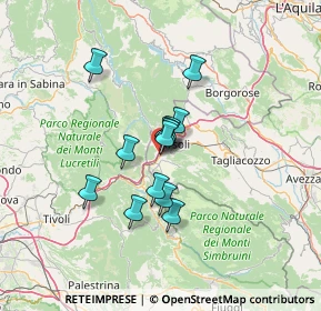 Mappa Via Maiella, 67061 Oricola AQ, Italia (9.57615)