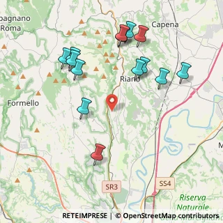 Mappa Via del Ciclamino, 00060 Riano RM, Italia (4.605)