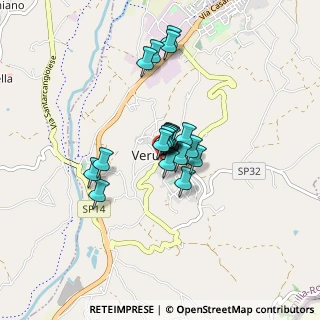 Mappa Via dei Martiri, 47826 Verucchio RN, Italia (0.5475)