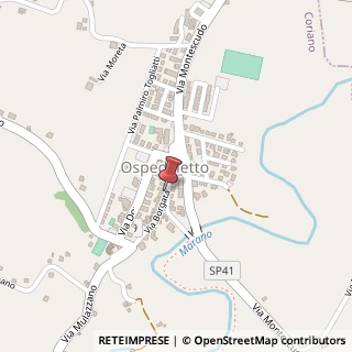 Mappa Via Marzabotto, 28, 47853 Ospedaletto RN, Italia, 47853 Coriano, Rimini (Emilia Romagna)