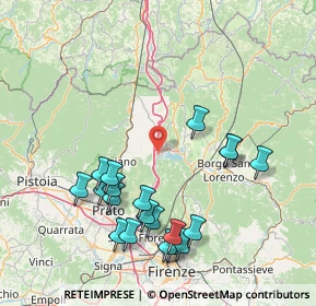 Mappa Via del Lago, 50031 Barberino di Mugello FI, Italia (17.49)