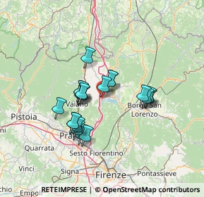 Mappa Via del Lago, 50031 Barberino di Mugello FI, Italia (10.8935)