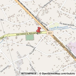 Mappa Via Vittoria Apuana, 165, 55047 Pietrasanta, Lucca (Toscana)