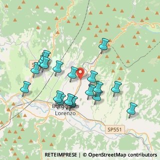 Mappa Fonda, 50032 Borgo San Lorenzo FI, Italia (3.799)