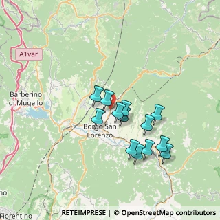 Mappa Fonda, 50032 Borgo San Lorenzo FI, Italia (6.28308)