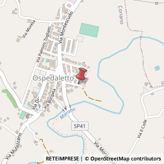Mappa Via Giulio Pastore, 9, 47853 Coriano, Rimini (Emilia Romagna)