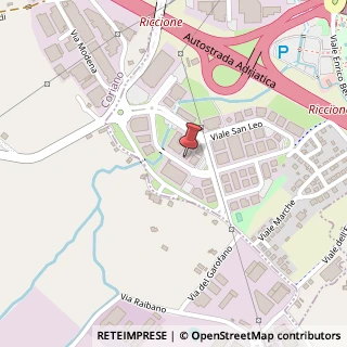 Mappa Via Carpegna, 9, 47838 Riccione, Rimini (Emilia Romagna)