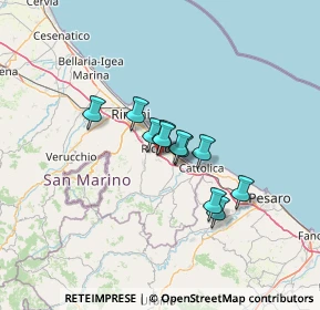 Mappa Via Enrico Berlinguer, 47838 Riccione RN, Italia (8.60636)