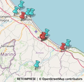 Mappa Via Enrico Berlinguer, 47838 Riccione RN, Italia (8.23091)