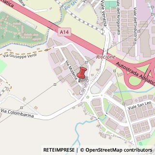 Mappa Via Ausa, 132B, 47853 Coriano, Rimini (Emilia Romagna)
