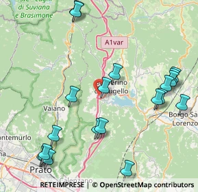 Mappa Via Meucci Centro Commerciale Barberino Designer Outlet, 50031 Barberino di Mugello FI, Italia (10.4125)