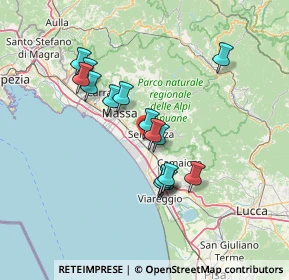 Mappa Ripa, 55047 Seravezza LU, Italia (12.25333)