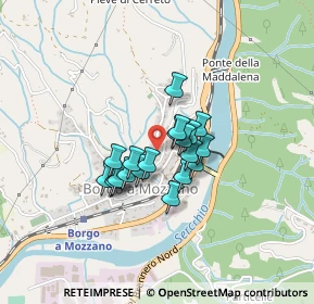 Mappa Via Madonnina, 55023 Borgo a Mozzano LU, Italia (0.2805)