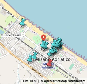 Mappa Via Marche, 47843 Misano Adriatico RN, Italia (0.376)