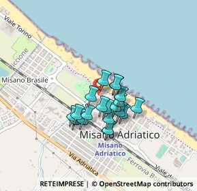 Mappa Via Marche, 47843 Misano Adriatico RN, Italia (0.3055)