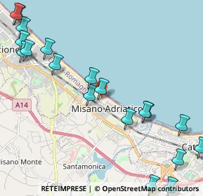 Mappa Via Marche, 47843 Misano Adriatico RN, Italia (2.94)