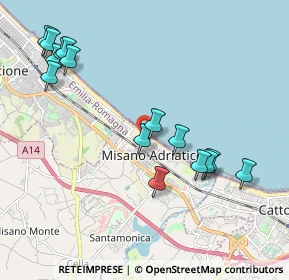 Mappa Via Marche, 47843 Misano Adriatico RN, Italia (2.26733)