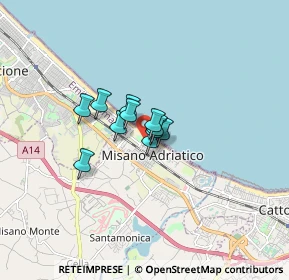 Mappa Via Marche, 47843 Misano Adriatico RN, Italia (0.82182)