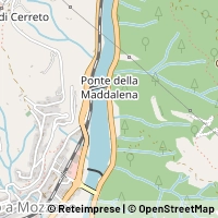 Mapa Borgo a Mozzano