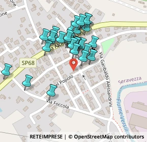 Mappa Via Alcide De Gasperi, 55047 Seravezza LU, Italia (0.1)