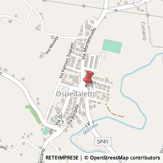 Mappa Via Montescudo, 47853 Ospedaletto RN, Italia, 47853 Coriano, Rimini (Emilia Romagna)