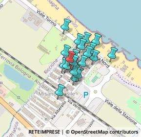 Mappa Via Arno, 47843 Misano Adriatico RN, Italia (0.124)