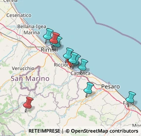 Mappa Via Arno, 47843 Misano Adriatico RN, Italia (12.22727)