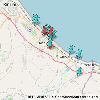 Mappa Viale Sulmona, 47838 Riccione RN, Italia (3.28154)