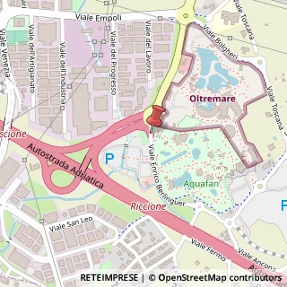 Mappa Viale Enrico Berlinguer,  70, 47838 Riccione, Rimini (Emilia Romagna)
