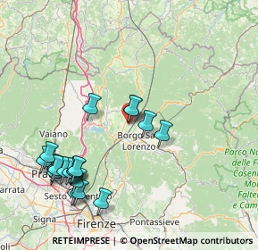 Mappa Via Alcide de Gasperi, 50038 Scarperia e San Piero FI, Italia (18.21316)