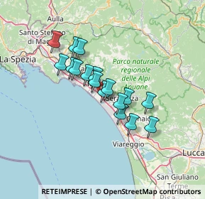 Mappa VIA STRADELLA ANG, 54038 Montignoso MS, Italia (10.37765)